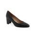 Women's Betsy Pump by Aerosoles in Black Leather (Size 9 M)