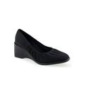 Women's Airlie Pump by Aerosoles in Black Stretch (Size 5 M)