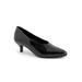 Wide Width Women's Kimber Pump by Trotters in Black Patent (Size 11 W)