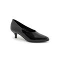 Wide Width Women's Kimber Pump by Trotters in Black Patent (Size 8 W)