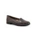 Wide Width Women's Lizette Dressy Flat by Trotters in Dark Grey (Size 11 W)