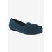 Wide Width Women's Snug Flat by Bellini in Turquoise Wool (Size 10 W)