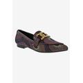 Women's Felix Casual Flat by Bellini in Wine Gold Combo (Size 9 M)