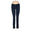 Boom Boom Jeans Jeggings - Low Rise Skinny Leg Denim: Blue Bottoms - Women's Size 7 - Dark Wash