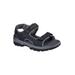 Extra Wide Width Men's Relaxed Fit Tresmen - Garo Sandal by Skechers in Black (Size 13 WW)