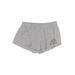 Reebok Athletic Shorts: Gray Print Activewear - Women's Size Small