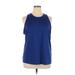 Nike Active T-Shirt: Blue Activewear - Women's Size X-Large