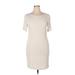 Old Navy Casual Dress - Sheath: Ivory Print Dresses - Women's Size X-Large