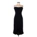 Laundry by Shelli Segal Casual Dress - Midi: Black Print Dresses - Women's Size 6