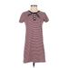 Polo by Ralph Lauren Casual Dress: Pink Stripes Dresses - Women's Size Small