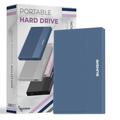 SUHSAI external hard drive 1TB Backup Data Storage HDD - 2.5" Memory Expansion Portable Hard Drive USB 3.0 Ultra Slim hard drive Compatible with Mac, Desktop, PC, PS4, PS5, Xbox One (Navy Blue)