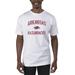 Men's Uscape Apparel White Arkansas Razorbacks Garment Dyed T-Shirt