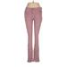 Lucky Brand Jeans - Mid/Reg Rise: Pink Bottoms - Women's Size 28 - Stonewash