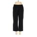 Lands' End Casual Pants - Mid/Reg Rise: Black Bottoms - Women's Size Medium