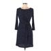 Le Lis Casual Dress: Blue Dresses - Women's Size Medium