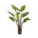 Emerald Eternal Green 2 - Piece 51" Artificial Elephant Ear Tree in Pot Liner Set Plastic | 51 H x 13 W x 10 D in | Wayfair EMR427693