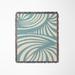 ULLI HOME Konga Abstract Lines 100% Cotton Blanket Throw Cotton in Pink/Gray/Green | 37 H x 52 W in | Wayfair Konga_Woven_Sky Blue_Beige_52x37
