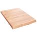 Loon Peak® Wall Shelf Light 6.7"X19.7"X0.8" Treated Solid Wood Oak Wood in Brown | 1.6 H x 15.7 W x 23.6 D in | Wayfair