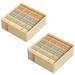 Rebrilliant Merva 4.33" H x 12.6" W x 12.6" D Closet Drawer Organizer Wood in Brown | 4.33 H x 12.6 W x 12.6 D in | Wayfair
