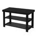 Latitude Run® 6 Pair Shoe Storage Bench in Black | 18 H x 28 W x 11 D in | Wayfair 25EB7C7AC544401F9612FCBD30725939