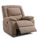 Latitude Run® Gesko 36.2" Wide Power Recliner Scratch/Tear Resistant/Polyester/Stain Resistant in Brown | 41.3 H x 36.2 W x 29.63 D in | Wayfair