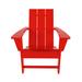 Beachcrest Home™ Laprade Plastic Folding Adirondack Chair w/ Table in Red | 35.6 H x 30 W x 33.5 D in | Wayfair 62A6EC7C0CC34220969AE75F1A18121C