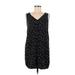 Gap Casual Dress - Sheath V-Neck Sleeveless: Black Dresses - Women's Size Medium