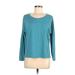 Reebok Active T-Shirt: Teal Solid Activewear - Women's Size X-Small