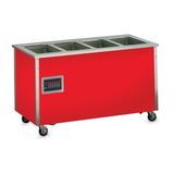 Vollrath 36150 74" Hot Food Bar - 5 Full Size Pan Wells, 30x74x28", Enclosed Base, Stainless, Stainless Steel