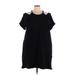 Torrid Casual Dress - Mini: Black Solid Dresses - Women's Size 3X Plus