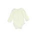 Just One You Made by Carter's Long Sleeve Onesie: White Bottoms - Size 24 Month