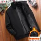 Warm Fleece Autumn Winter Jackets for Men Business Office Dress Coat Casual Men's Winter Jacket