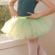 Children's Dance Tulle Skirt For Girls Ballet Dance Skirt Tutu Skirt White Short Skirt 4 Layers Mesh