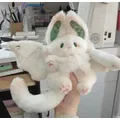 Flying Sky Big Bat Rabbit Plush Toy Kawaii Animal Creative Magical Spirit Rabbit Plush Doll White