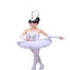 1 pz/lotto Tutu di balletto bianco vestito da balletto Costume da lago dei cigni per bambini costumi