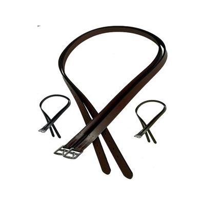 Majestic Ally Horse Stirrup Leathers, Chestnut, 48-in