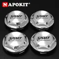 4 stücke 68mm mit Metall Aluminium SPORT Edition Logo Auto Rad Center Hub Cap Felge Refit Kreative