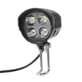 36v 48v 60v E-Bike Horn Licht Elektro fahrrad 4 LED Scheinwerfer 12w wasserdicht 2 in 1 Hupe und