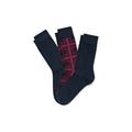 3 Paar Socken, karo/navy