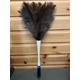 "Ostrich Feather Duster 20\" Blue / Black Plastic Handle"