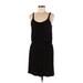 Ann Taylor LOFT Casual Dress - Mini Scoop Neck Sleeveless: Black Print Dresses - Women's Size Medium