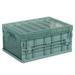 AZZAKVG Decoration Plastic Storage Bin Plastic Folding Storage Container Basket Crate Box Stack Foldable Organizer Box