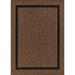 Beverly Rug Modern Bordered Indoor Outdoor Rug Outside Carpet for Patio Deck Porch Brown 5X7 Less than 0.25 inch 5 x 8 Rectangle