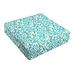 Mozaic Company Blue Corded Indoor/ Outdoor Cushion 23 in x 25 in x 5 in
