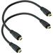 Micro HDMI to Micro HDMI Cable (2-Pack) - Gold Plated High-Speed Extension