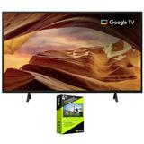 Sony KD65X77L X77L 65 Inch 4K HDR LED Smart TV with Google TV 2023 Bundle with 4 YR CPS Enhanced Protection Pack