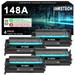 148A Toner Cartridge 148X with Chip Compatible for HP W1480A 148A Laserjet Pro 4001dn MFP 4101fdw 4101fdn 4001n 4001dn 4001dw Printer Ink (Black 4-Pack)
