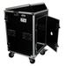 Prox Mixer Combo Amp Rack Case 16U Vertical Front Load 10U Top Slant with Casters