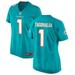 Tua Tagovailoa Women's Nike Aqua Miami Dolphins Custom Game Jersey