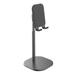 Universal Foldable Lazy Phone Bracket Desktop Flat Base Phone Holder Lazy Bed Desktop Tablet Clip Tablet Stand Holder Black